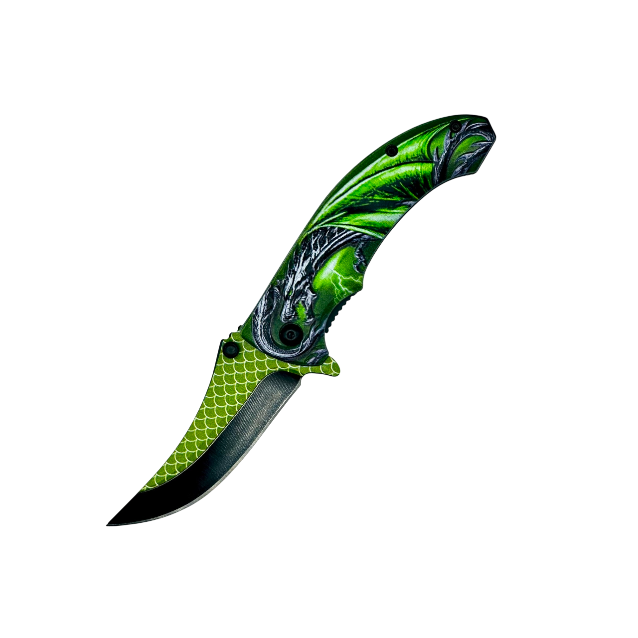 Fiery Dragon Folding Knife