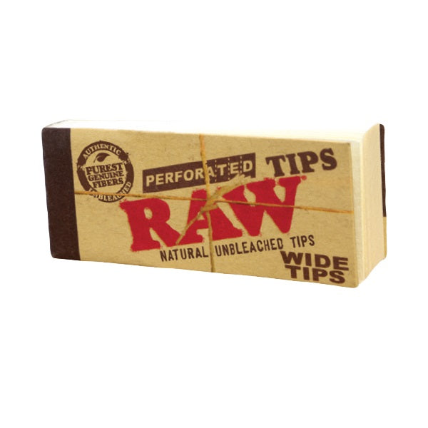 RAW Wide Perforated Tips (Box)