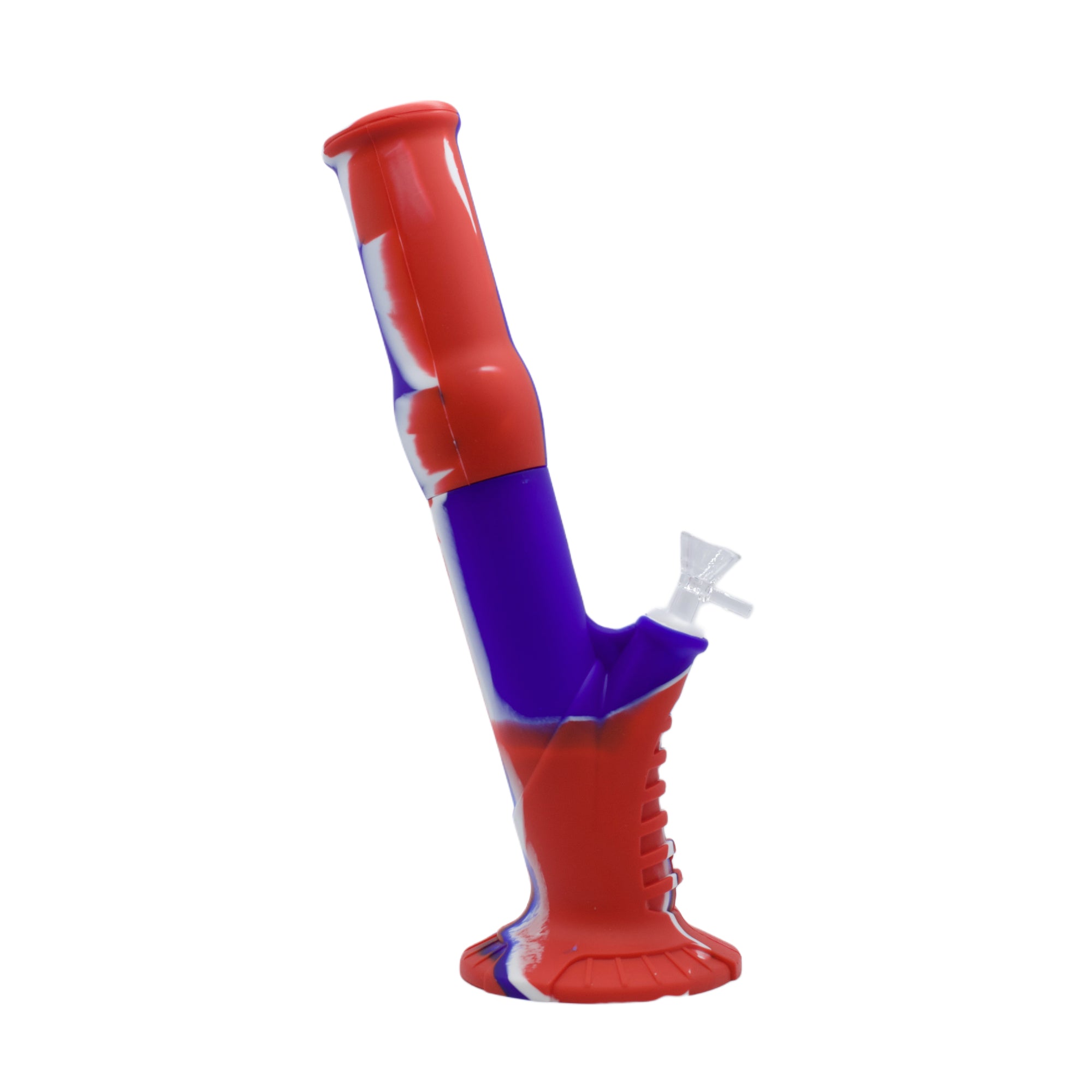 14" Gripper Straight Tube Silicone Bong