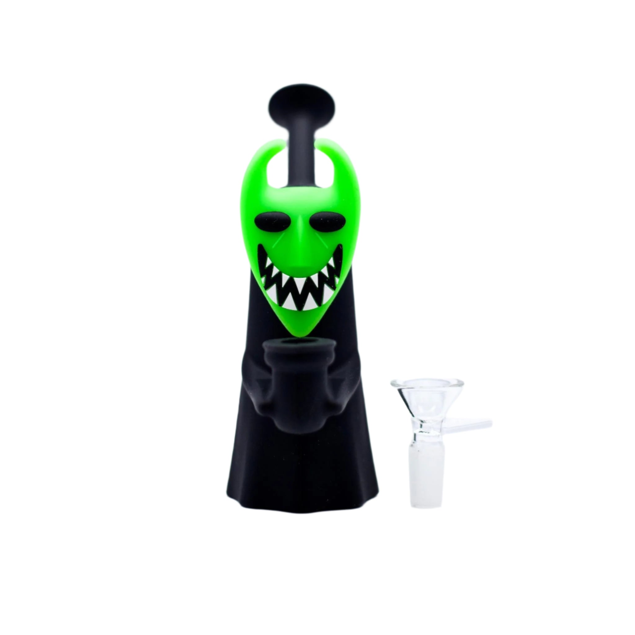 6" Devil Mask Silicone Bong