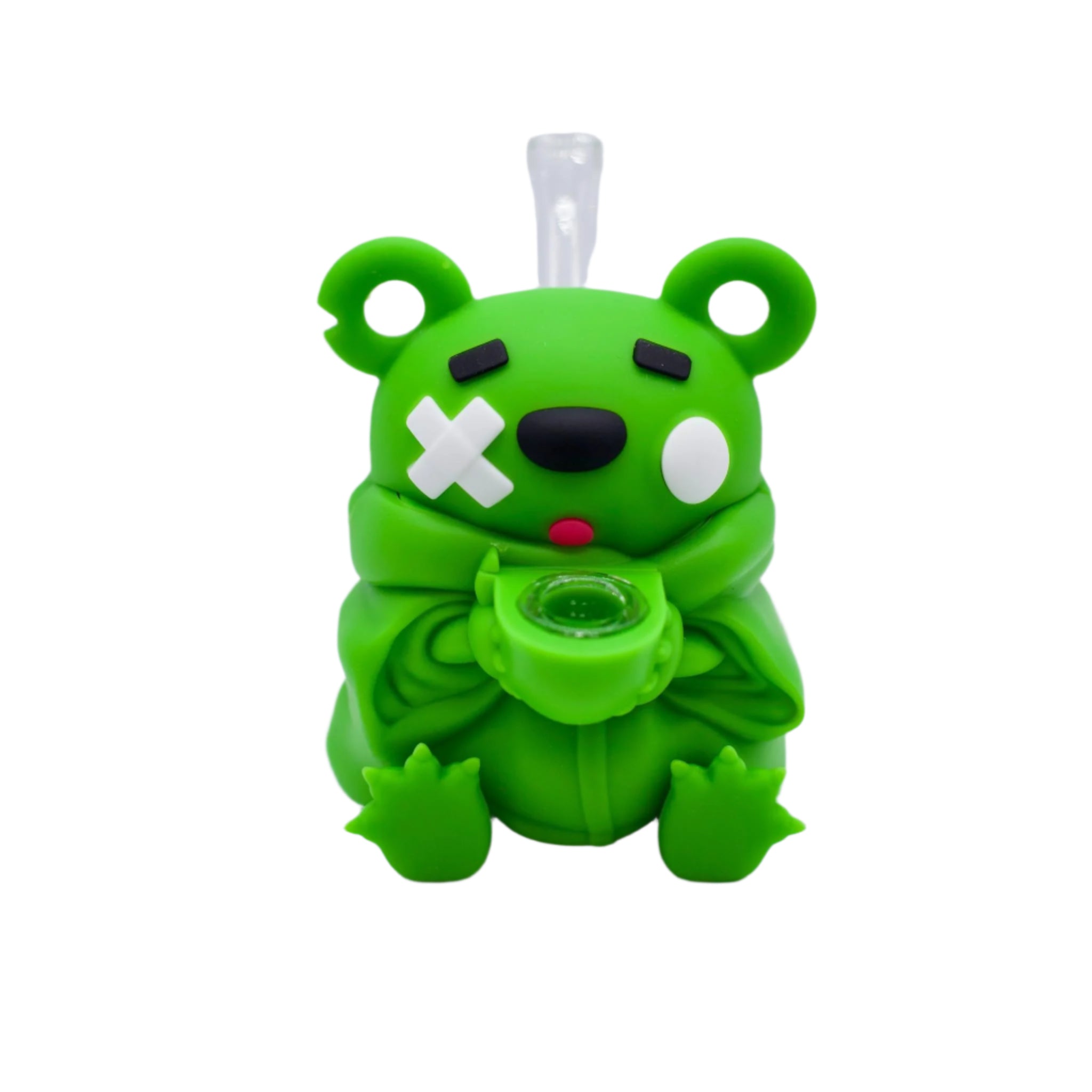 5" Bandit Bear Silicone Bong