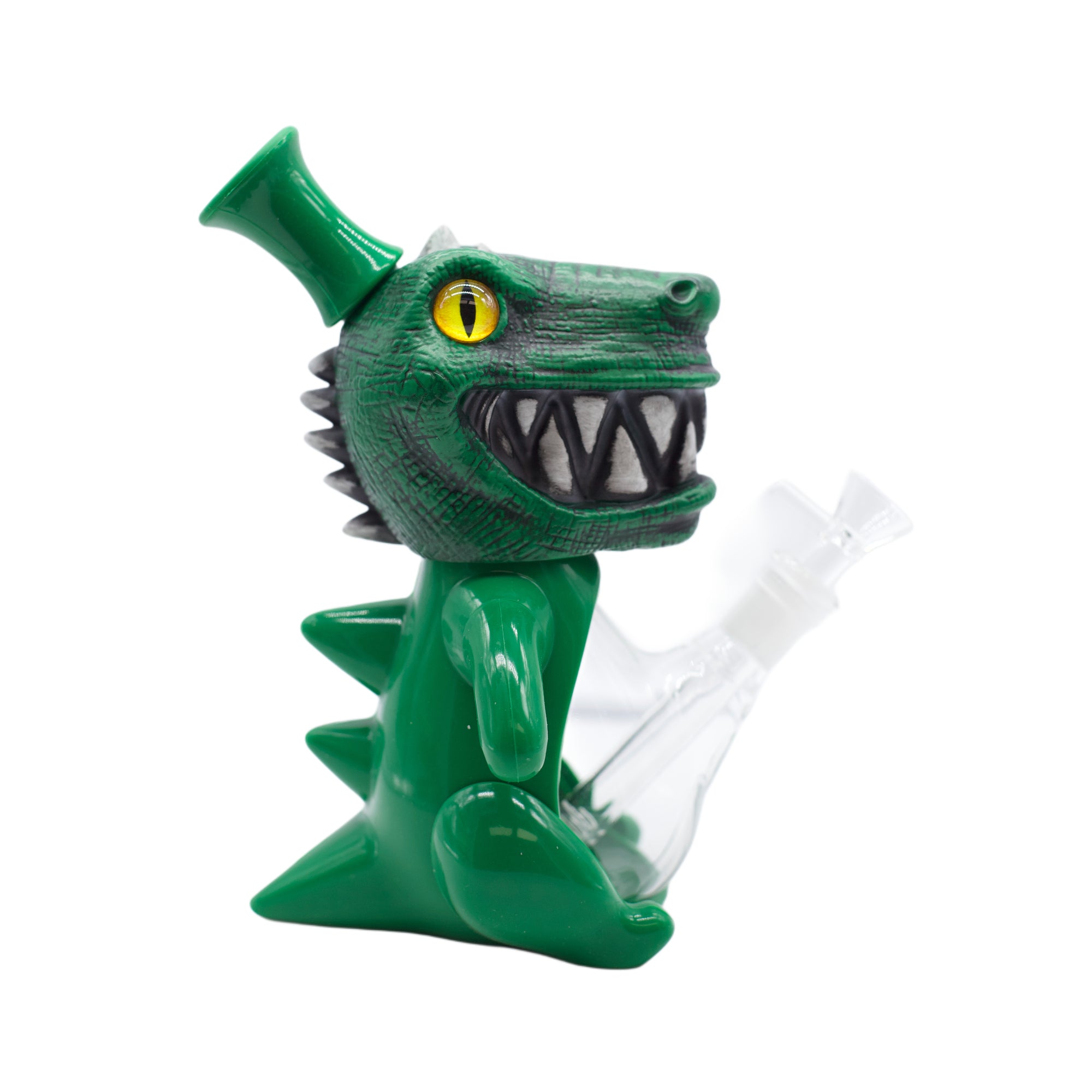 9" Dino-Rex Silicone Bong