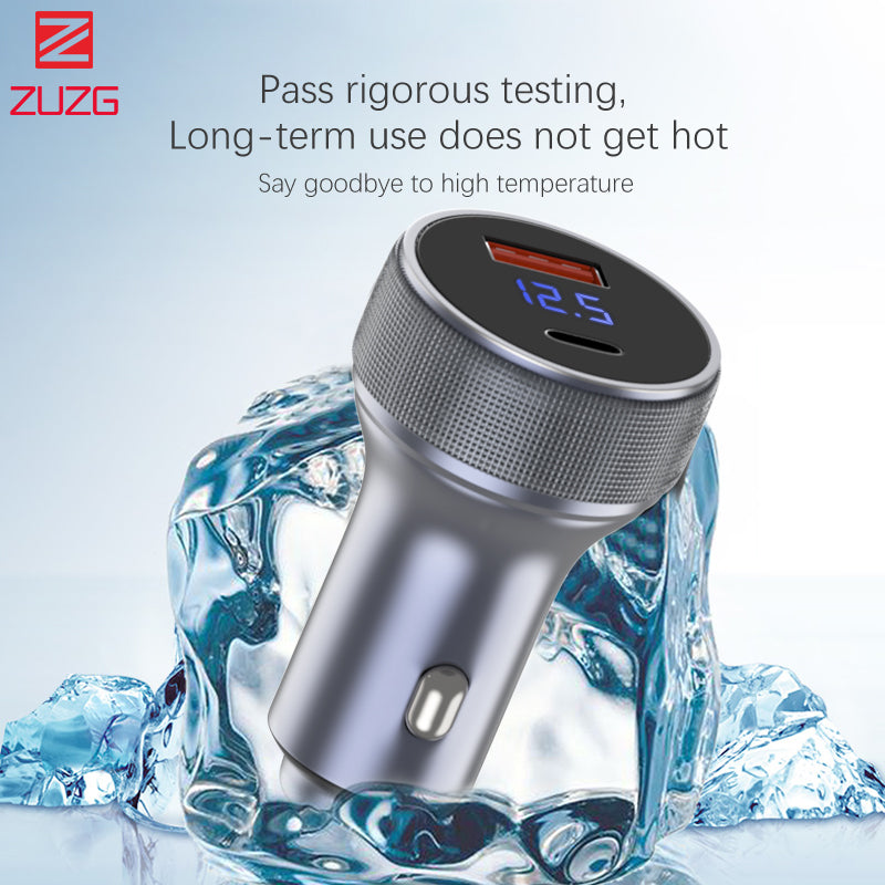 ZUZG Car Charger Type-C & USB Output (ZC-C13PD)