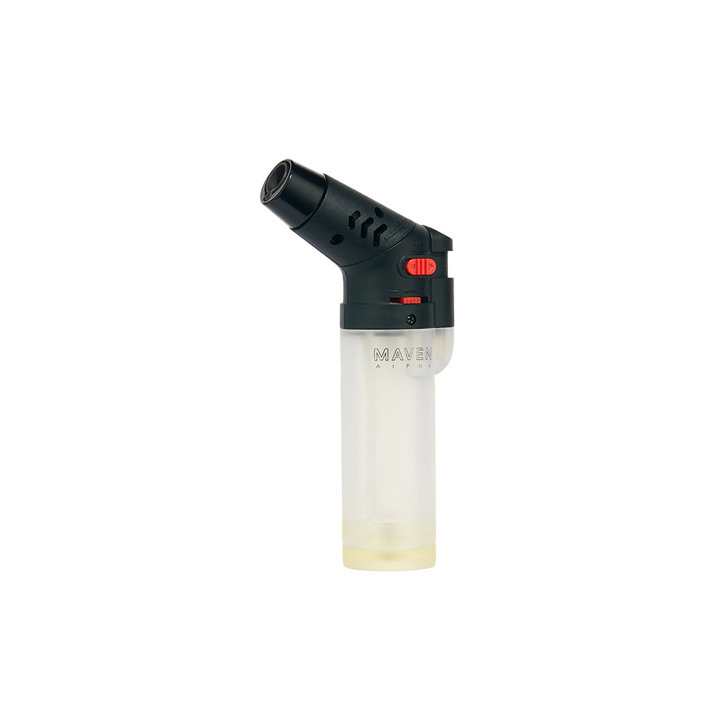 Maven Alpha+ Transparent Torch Lighters - 15ct