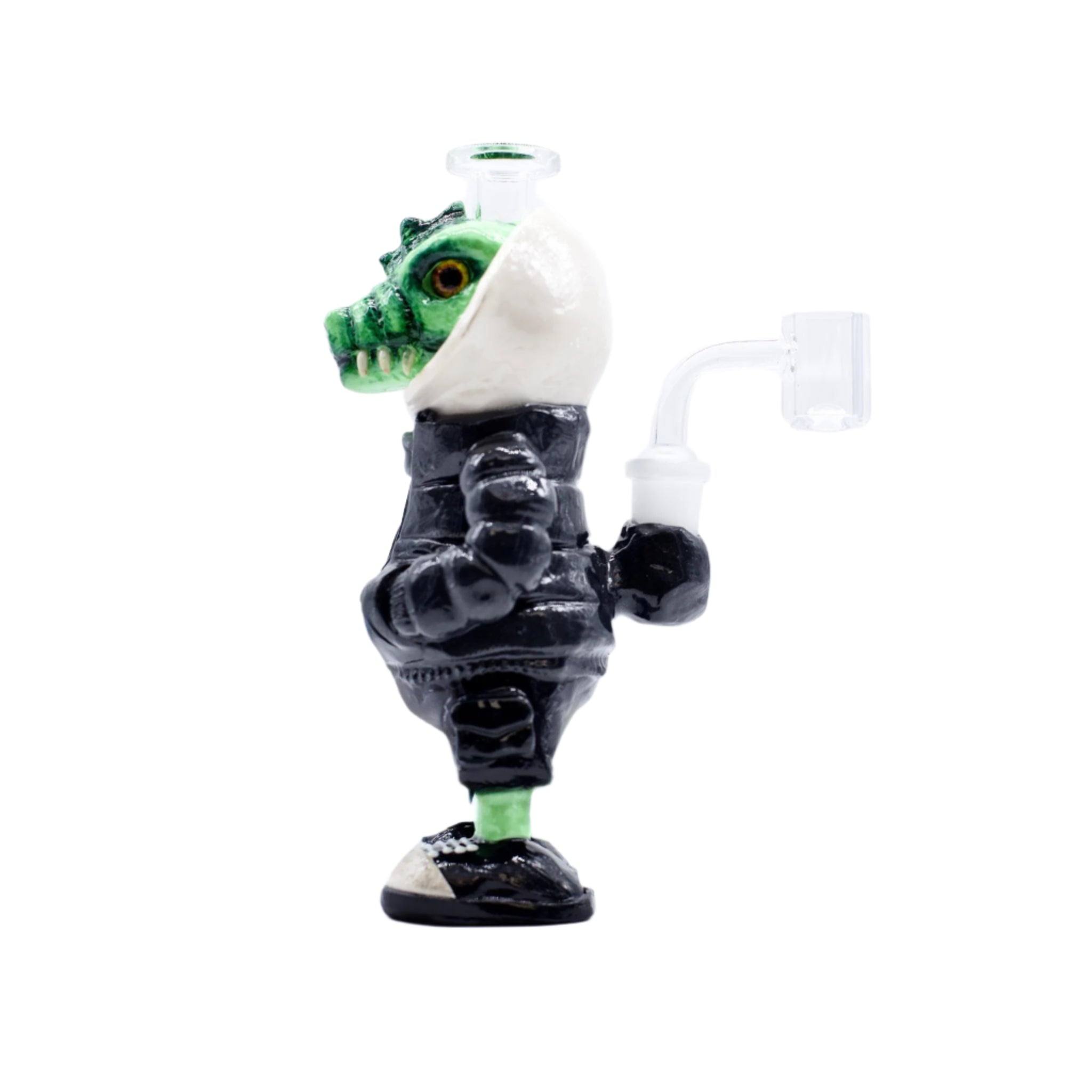 7" Hooded Croc Water Pipe