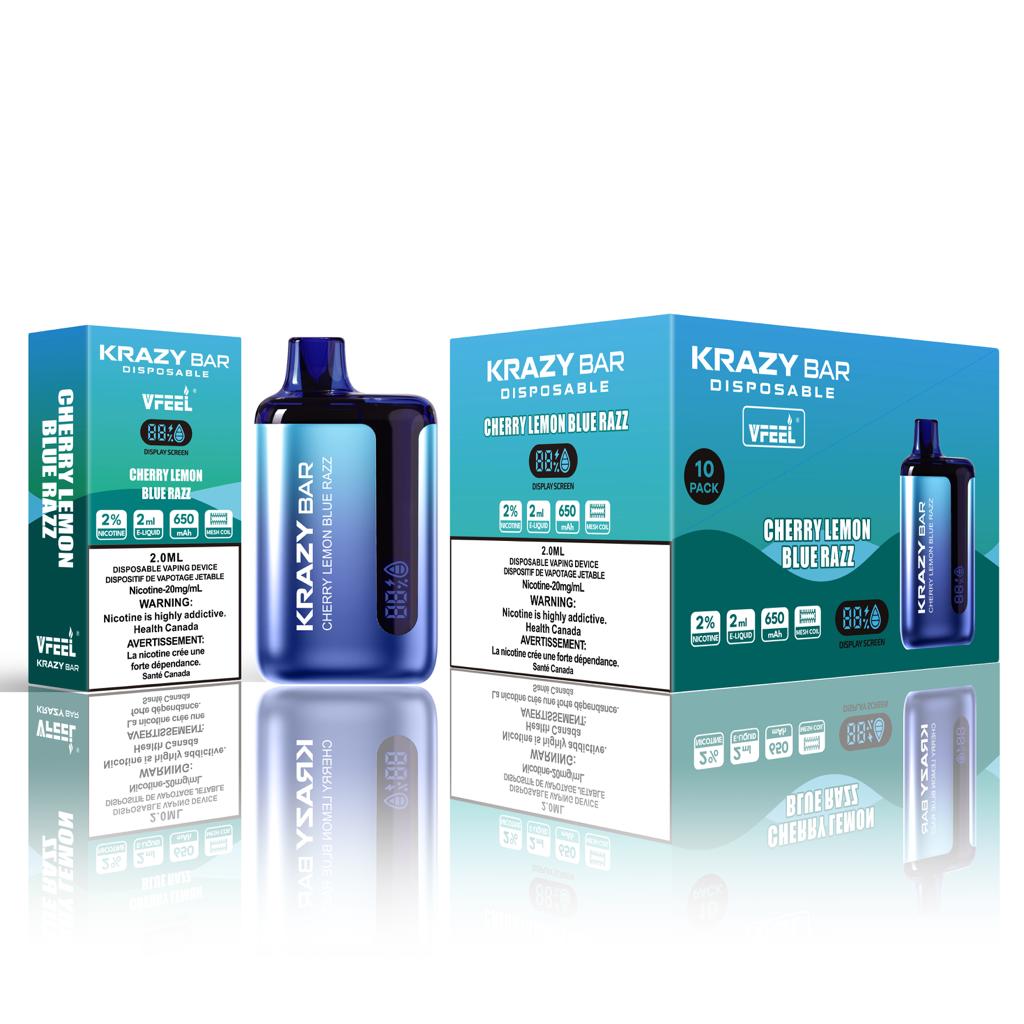 VFEEL Krazy Bar Disposable [20MG Intense] (10pcs/carton)