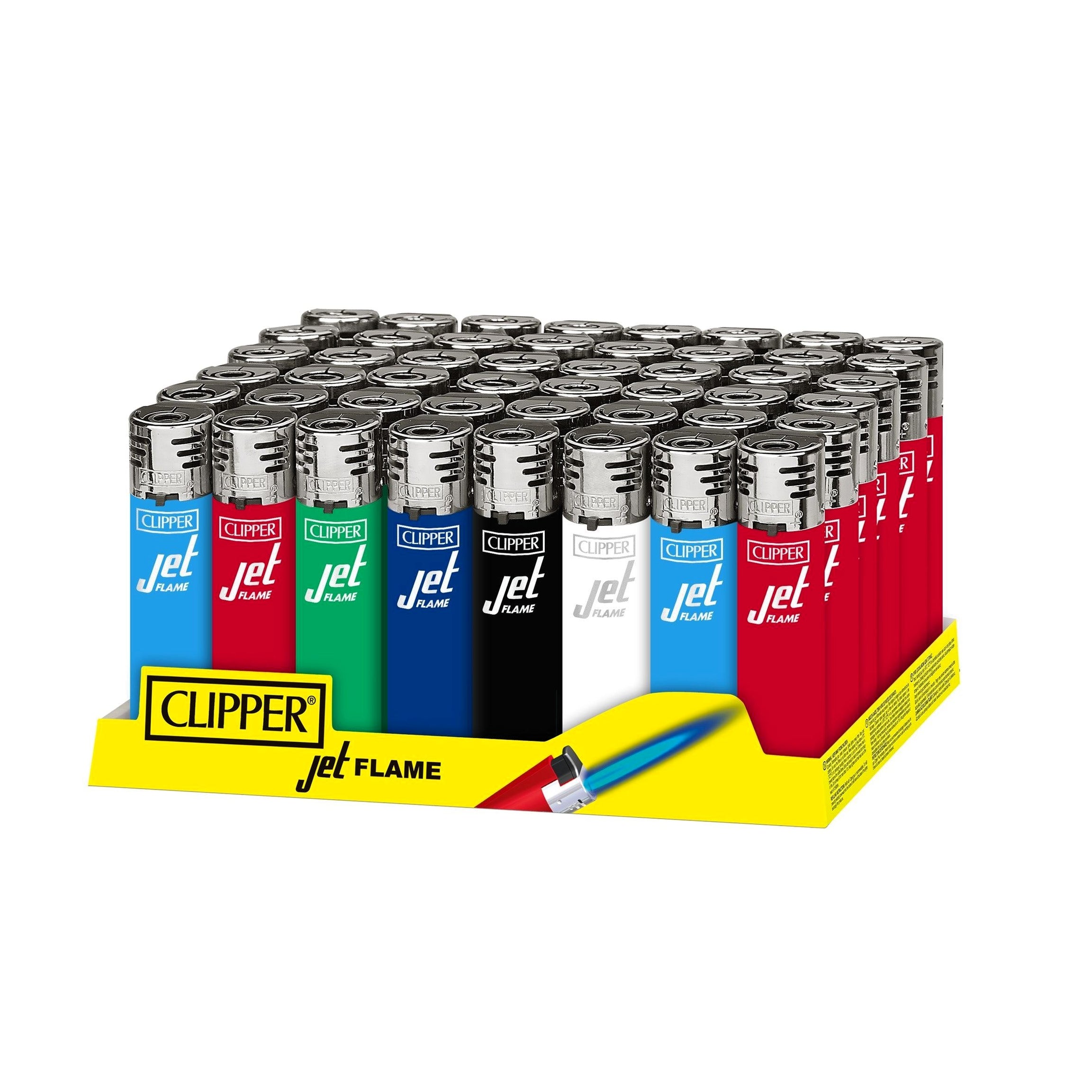 Clipper Jet Flame Lighters (48CT - Tray)