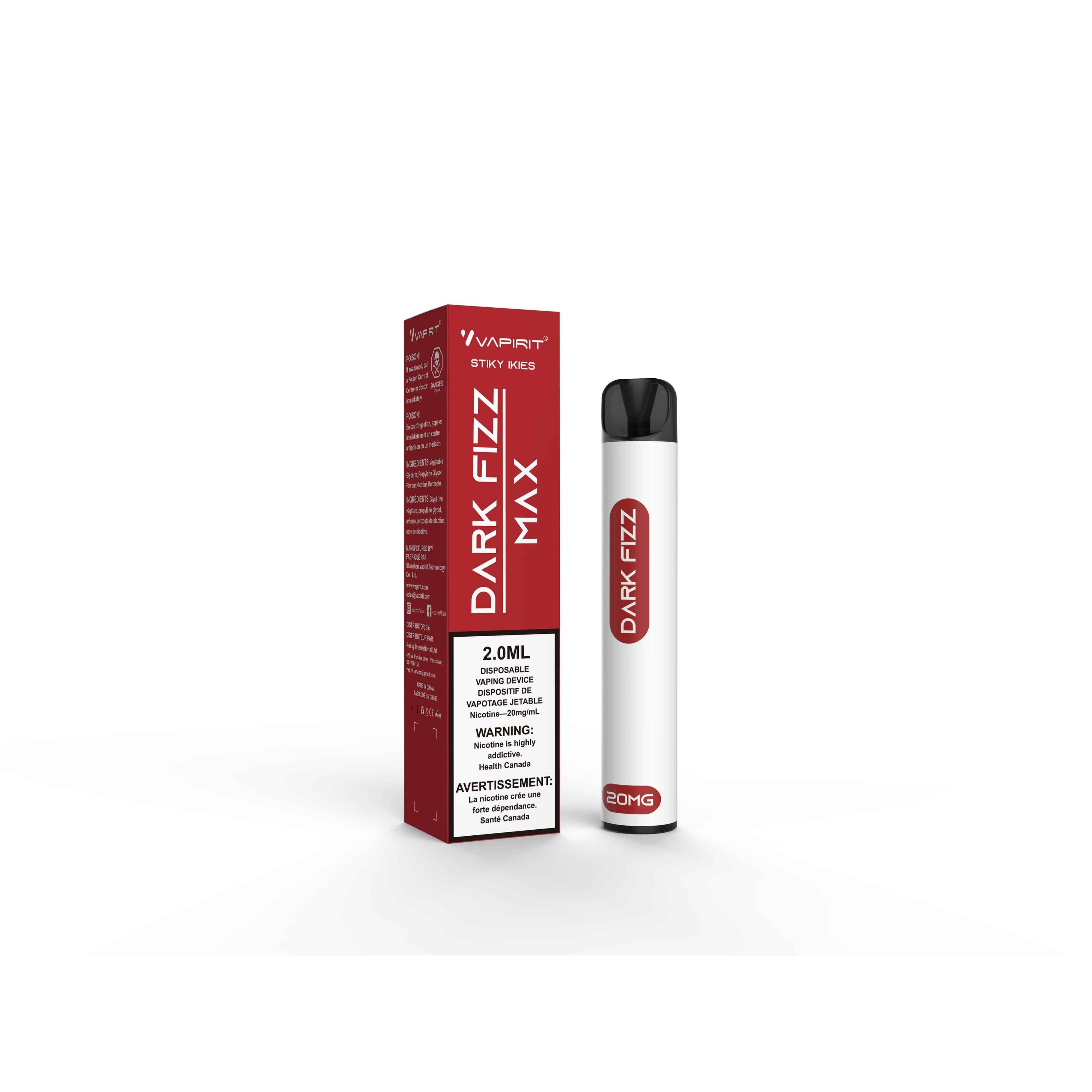 Vapirit Max Disposable [20MG Intense] (10pcs/carton)