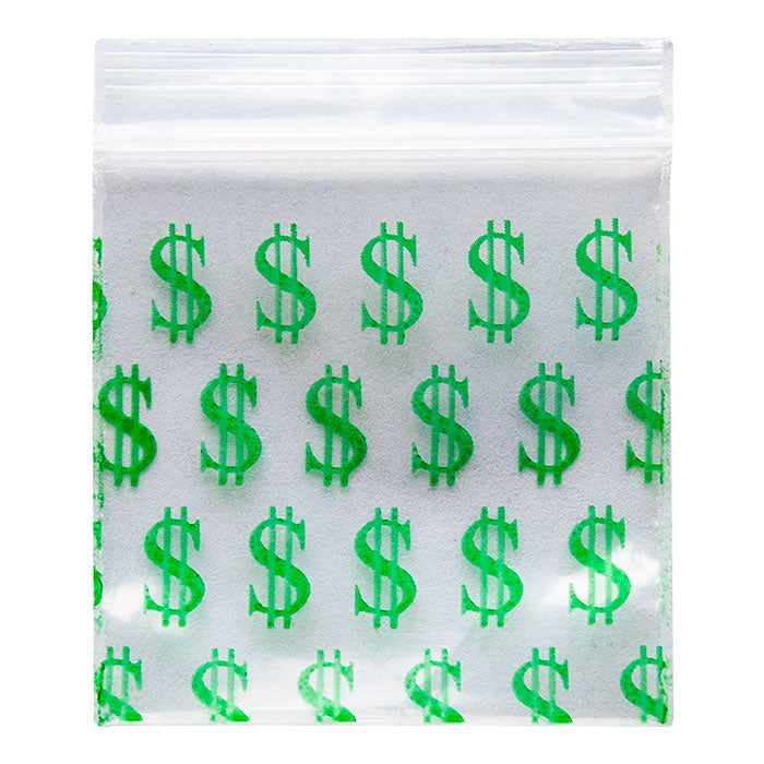 15X15 (1.5" X 1.5") SMALL ZIPPER LOCK BAGGIES 1000PC/PACK