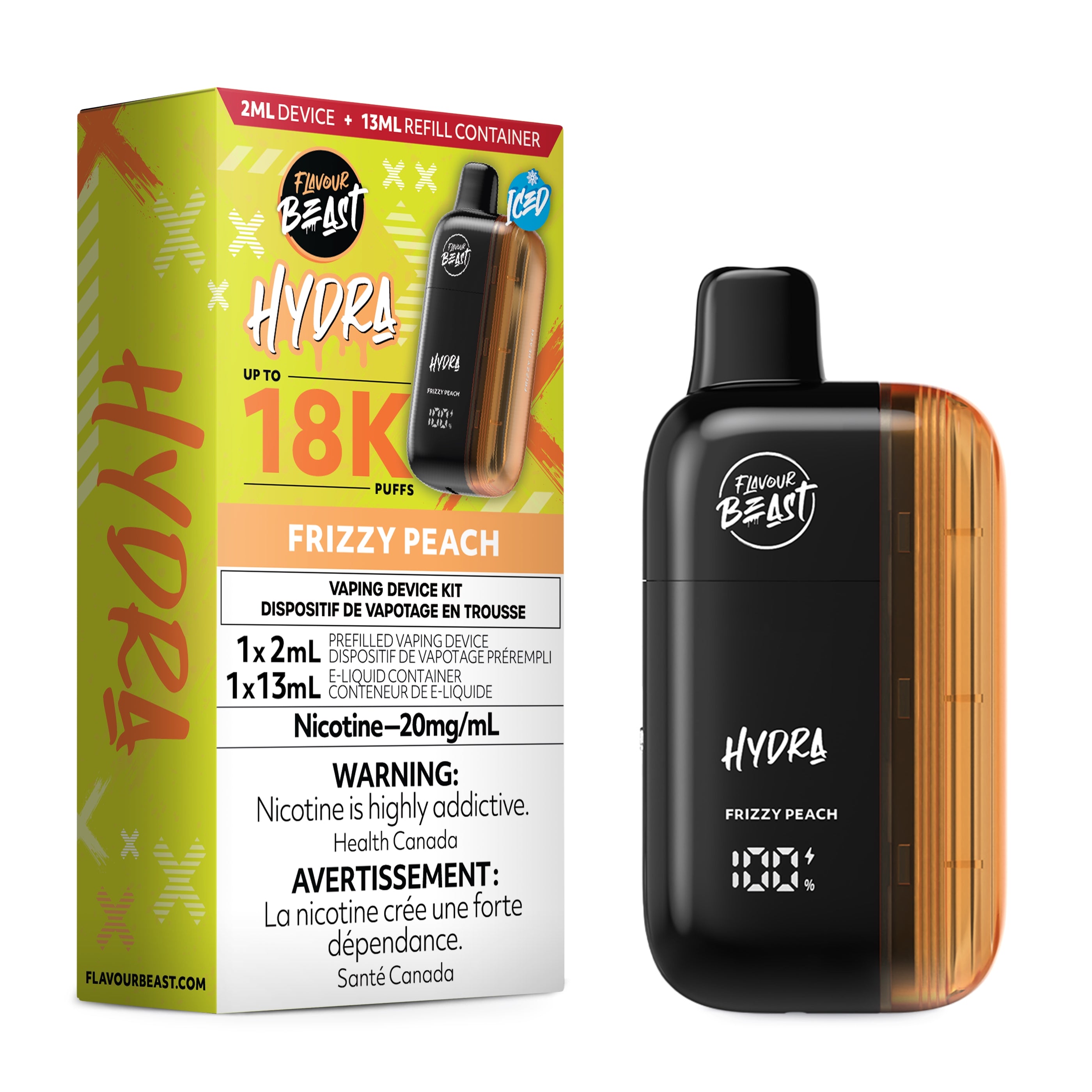 Flavour Beast Hydra 18K Disposable - [20MG] (5pc/Carton) [Federal]