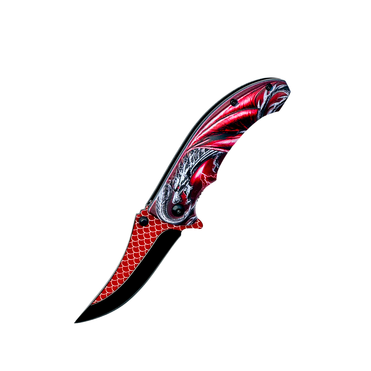 Fiery Dragon Folding Knife