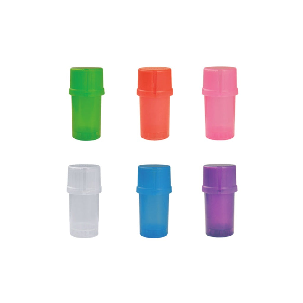 Medtainer Assorted Color Clear Collection Grinders-12ct