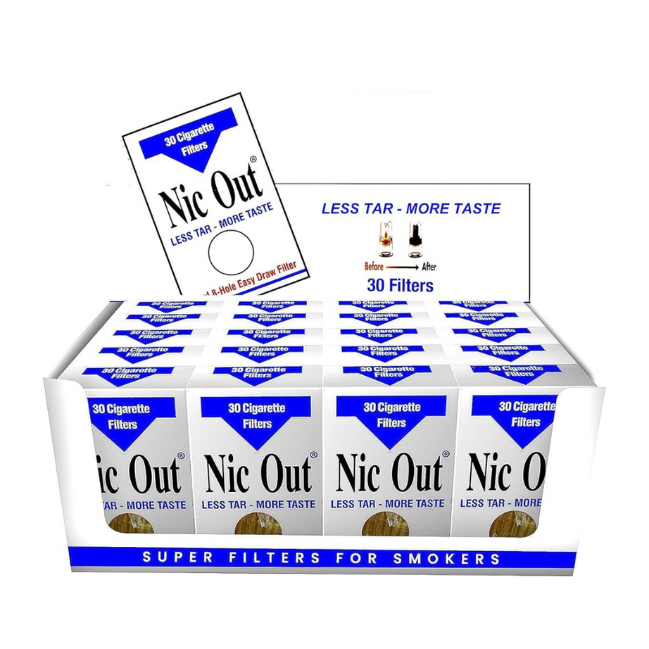 Nic Out 30-Piece Cigarette Filters - 20ct