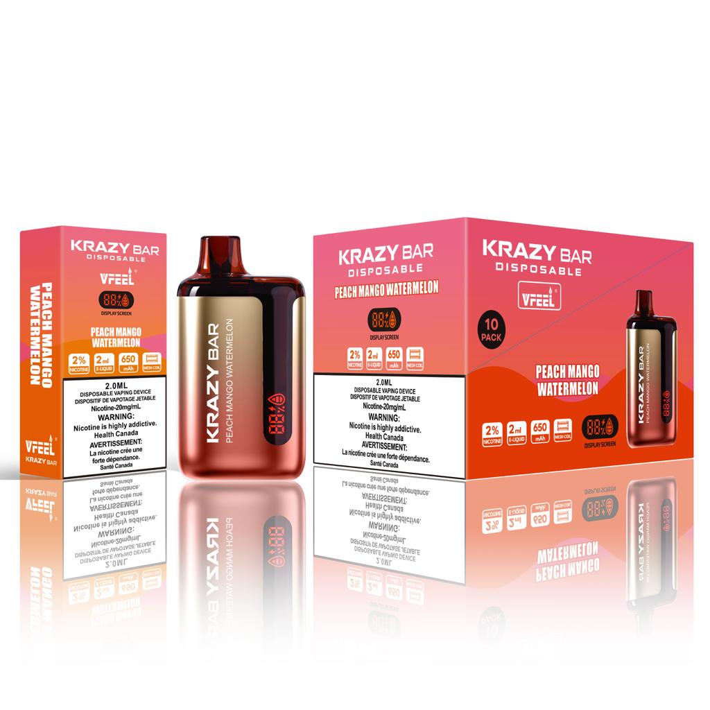 VFEEL Krazy Bar Disposable [20MG Intense] (10pcs/carton)