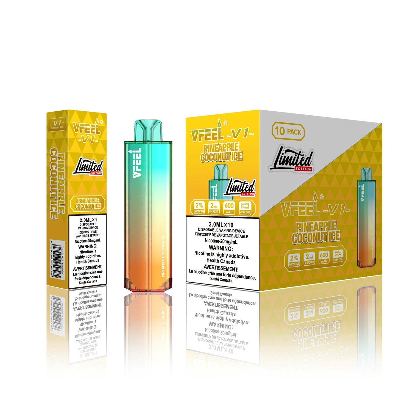 VFEEL V1 Disposable [20MG Intense] (10pcs/carton)