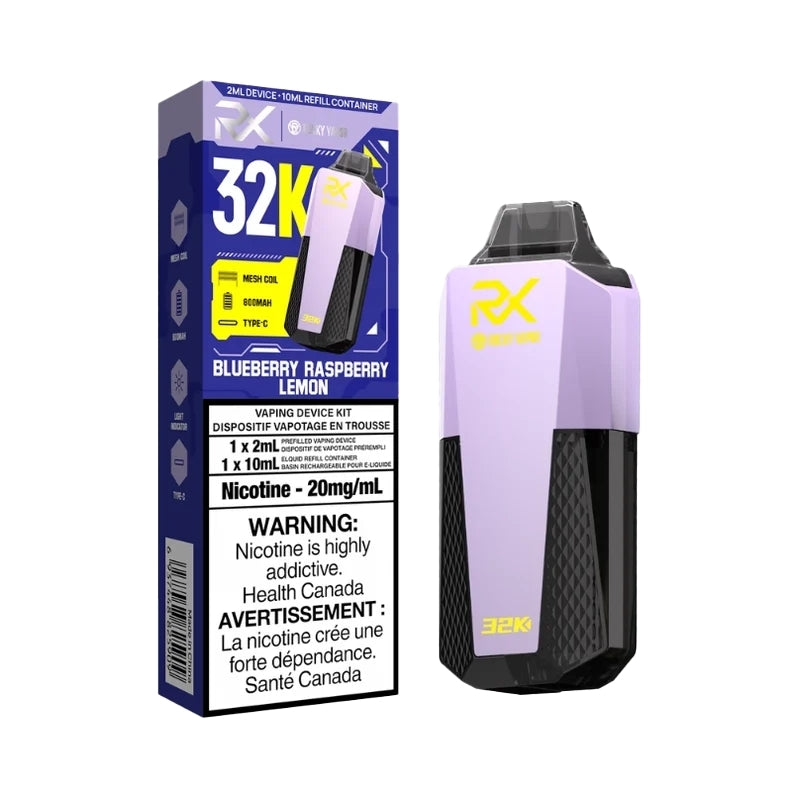 Rocky Vapor RX 32K Puff Disposable Vape [20MG] (5pc/Carton) [Federal]