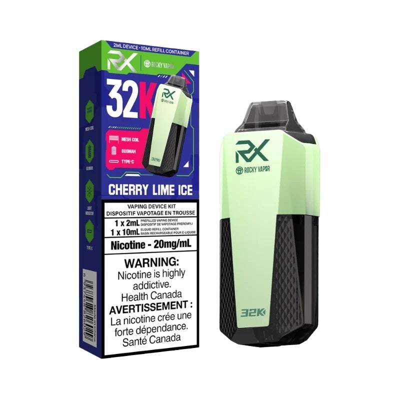 Rocky Vapor RX 32K Puff Disposable Vape [20MG] (5pc/Carton) [Federal]