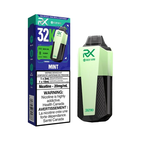 Rocky Vapor RX 32K Puff Disposable Vape [20MG] (5pc/Carton) [Federal]