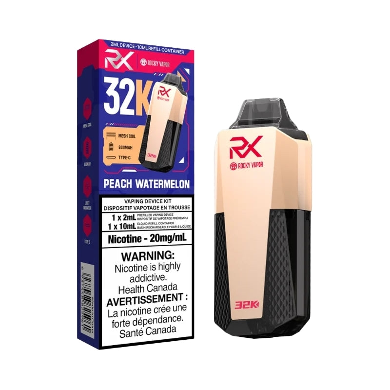 Rocky Vapor RX 32K Puff Disposable Vape [20MG] (5pc/Carton) [Federal]