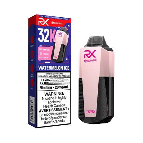 Rocky Vapor RX 32K Puff Disposable Vape [20MG] (5pc/Carton) [Federal]