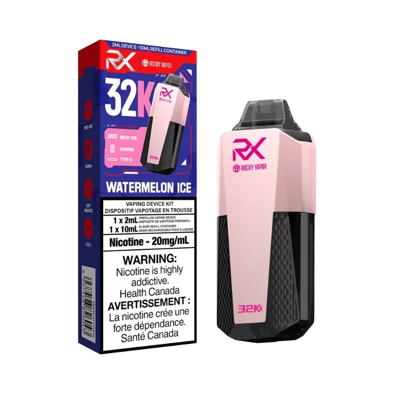 Rocky Vapor RX 32K Puff Disposable Vape [20MG] (5pc/Carton) [Federal]