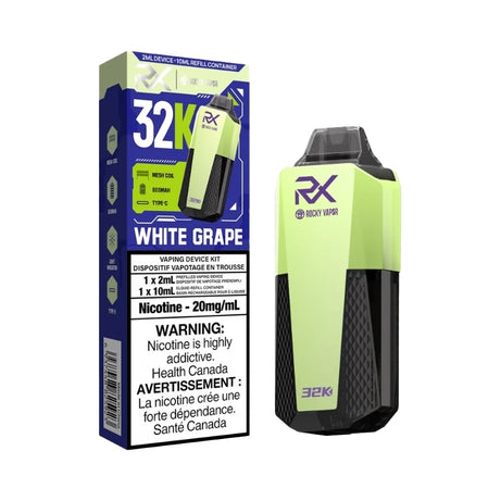 Rocky Vapor RX 32K Puff Disposable Vape [20MG] (5pc/Carton) [Federal]