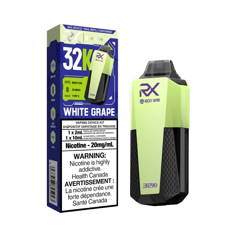 Rocky Vapor RX 32K Puff Disposable Vape [20MG] (5pc/Carton) [Federal]
