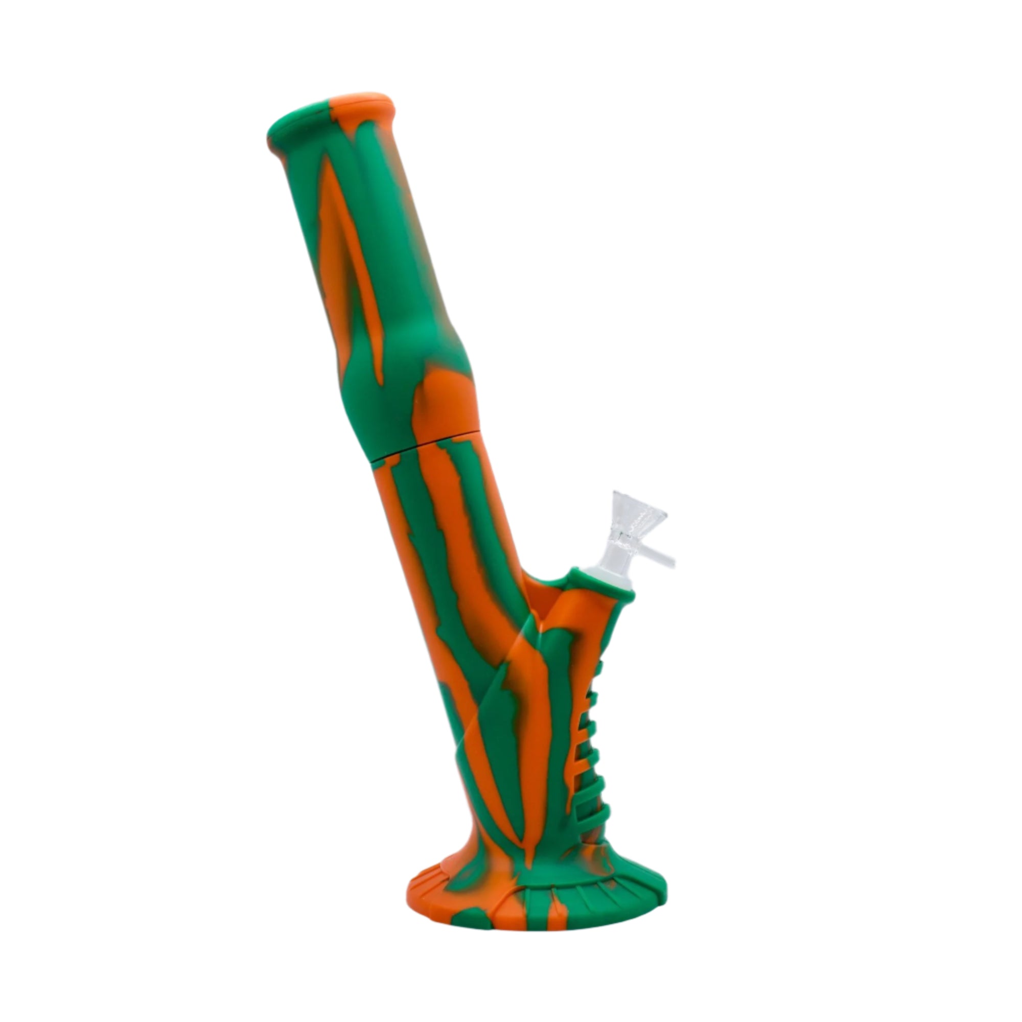 14" Gripper Straight Tube Silicone Bong