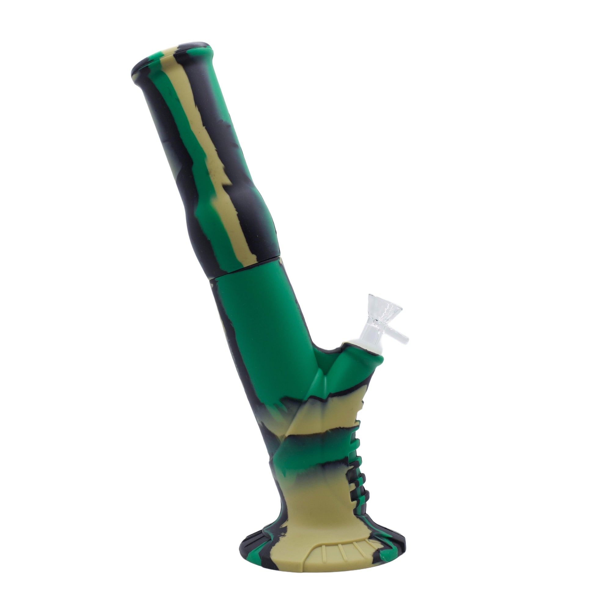 14" Gripper Straight Tube Silicone Bong