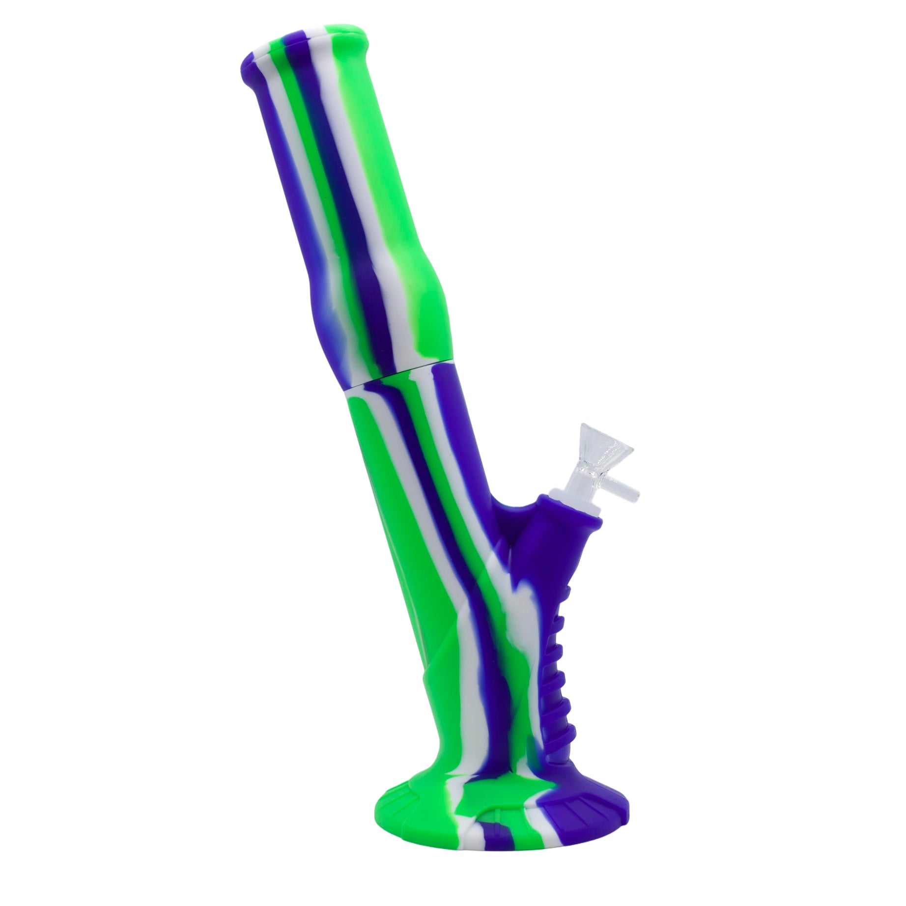 14" Gripper Straight Tube Silicone Bong