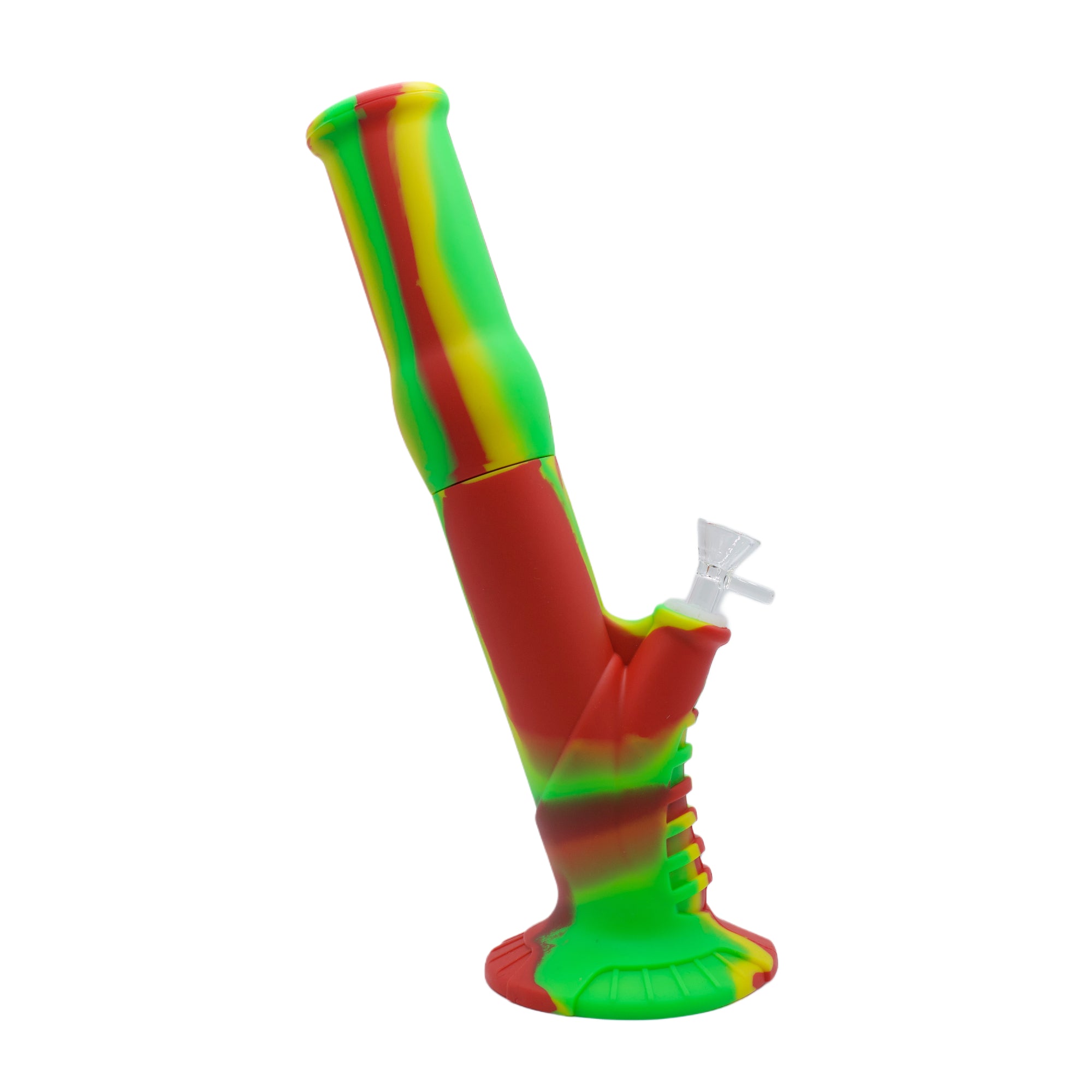 14" Gripper Straight Tube Silicone Bong