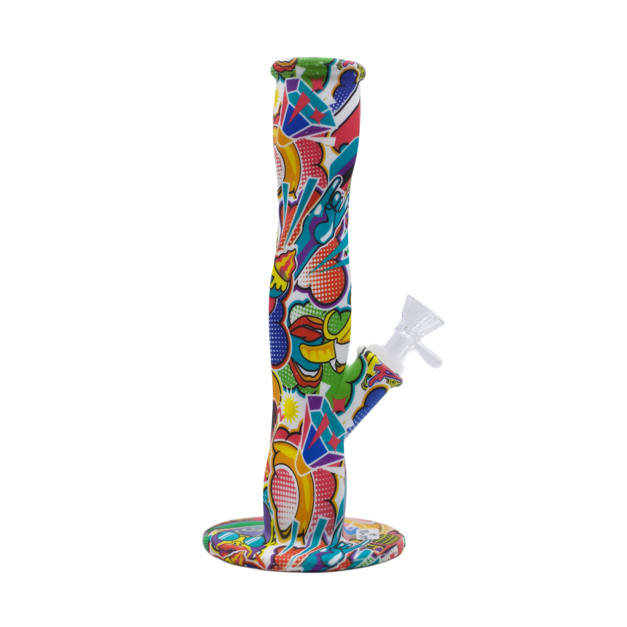 11" Twisted Straight Shooter Silicone Bong