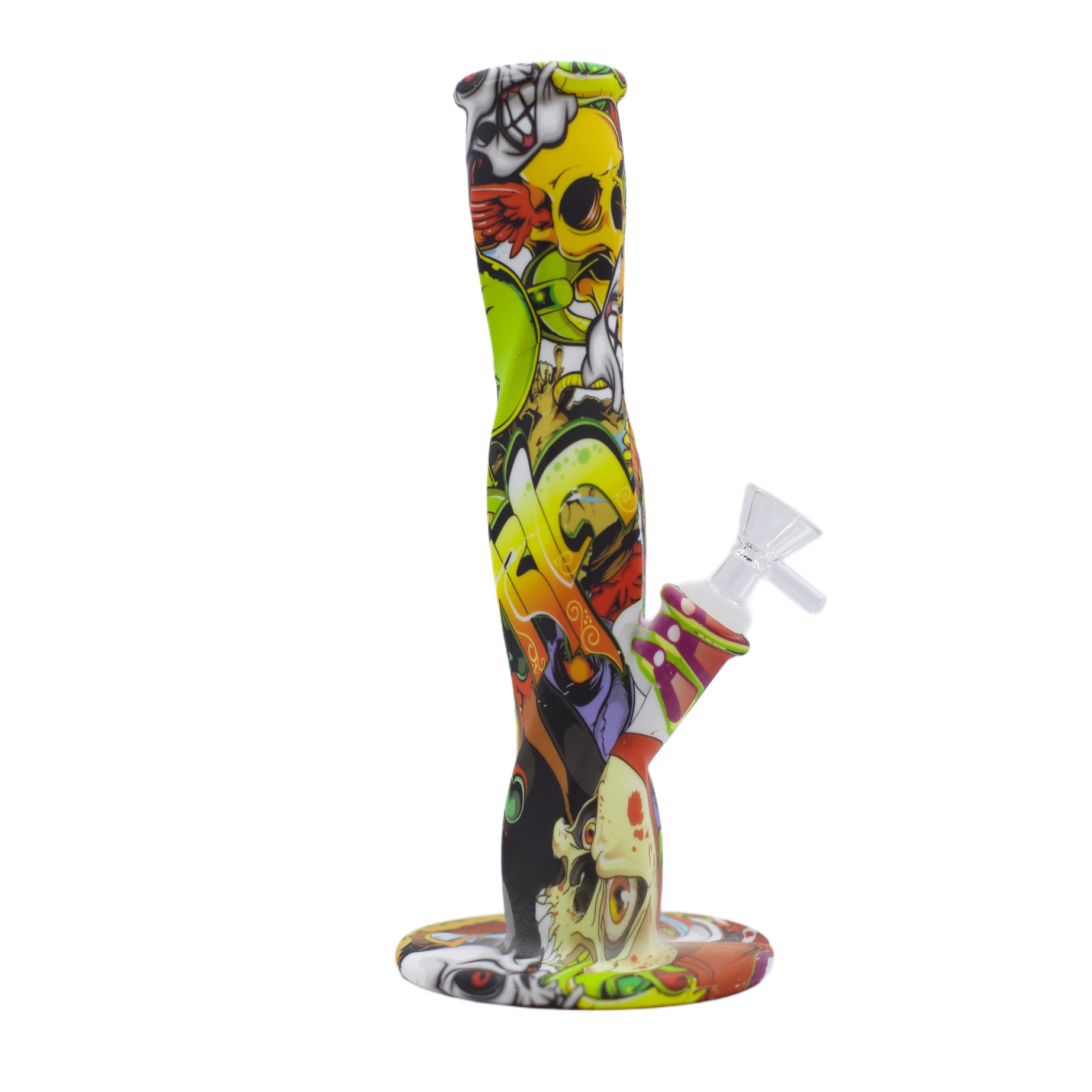 11" Twisted Straight Shooter Silicone Bong
