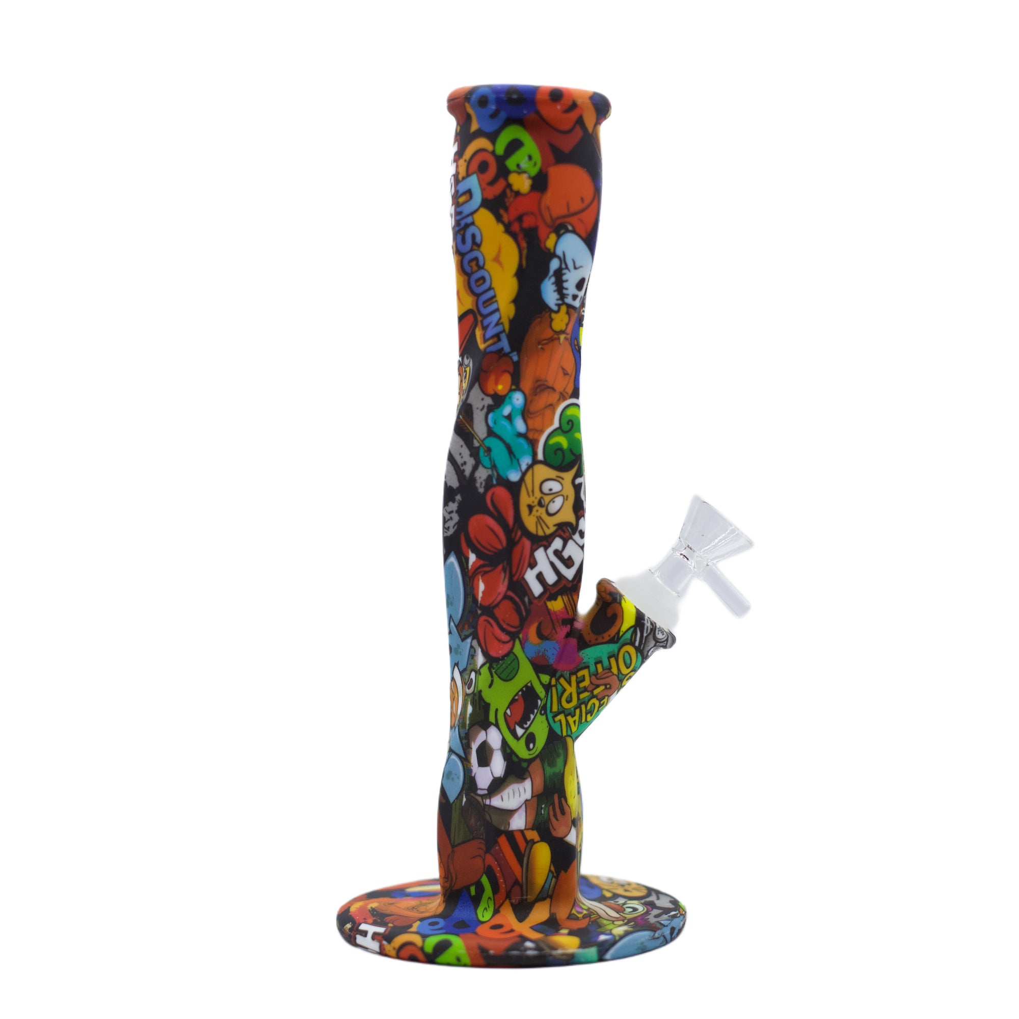 11" Twisted Straight Shooter Silicone Bong