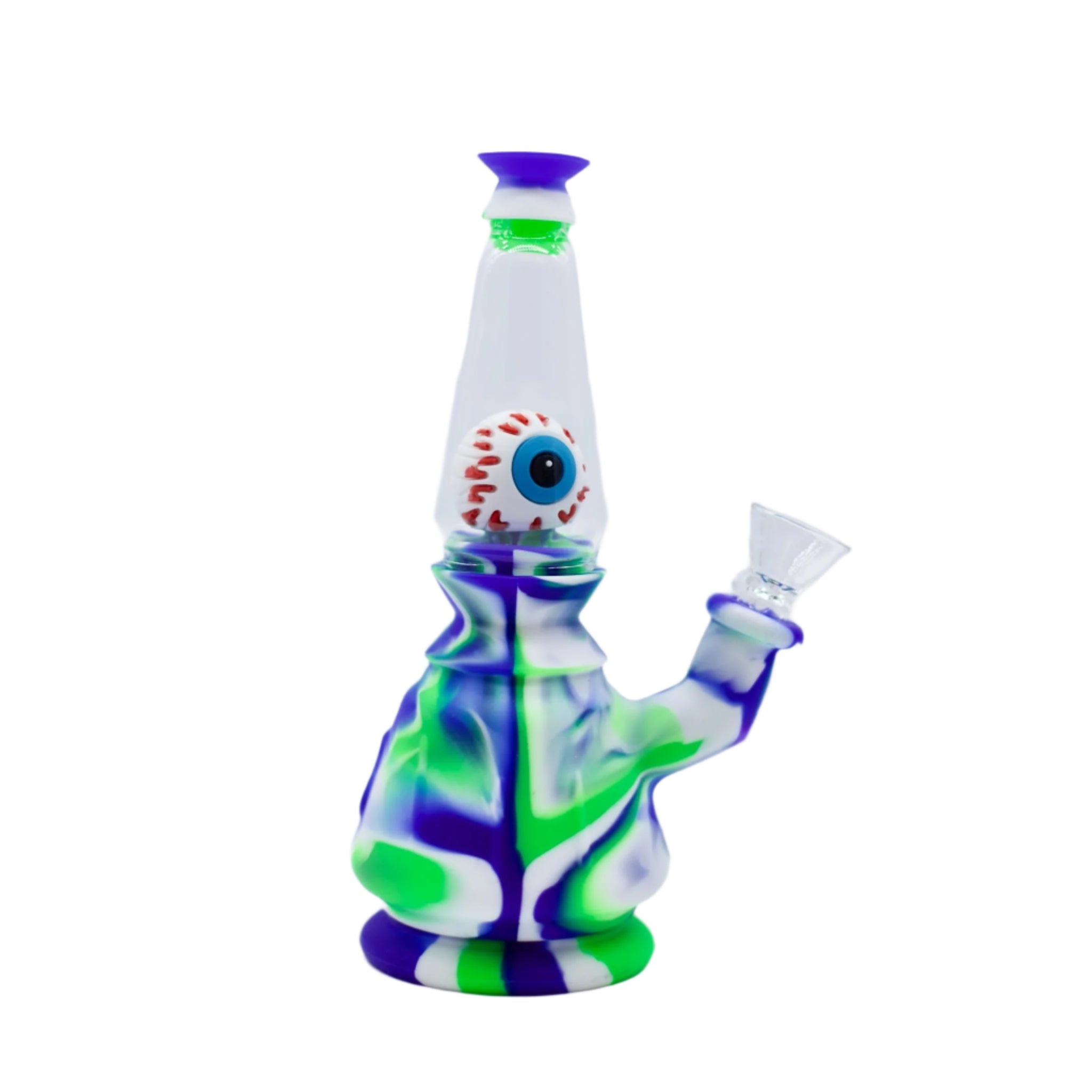 7" Monster Eye Silicone Bong