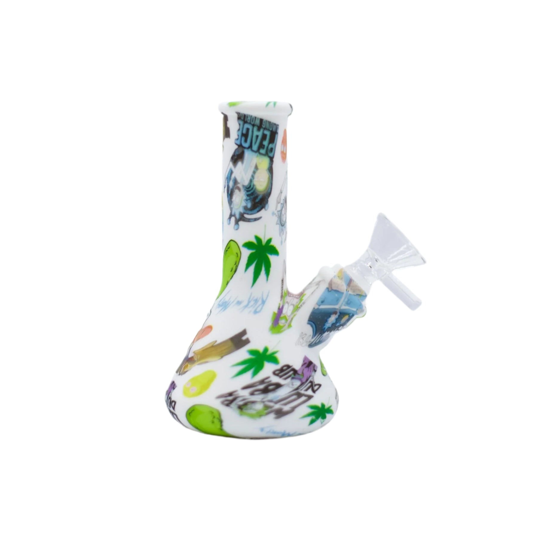 5" Hydrographic Mini Silicone Bong