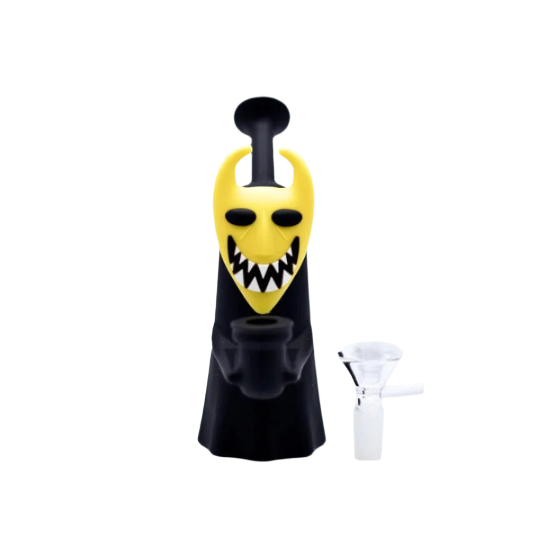 6" Devil Mask Silicone Bong