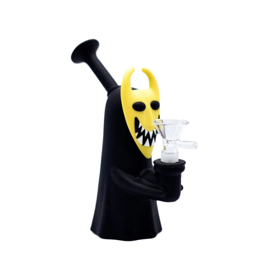 6" Devil Mask Silicone Bong