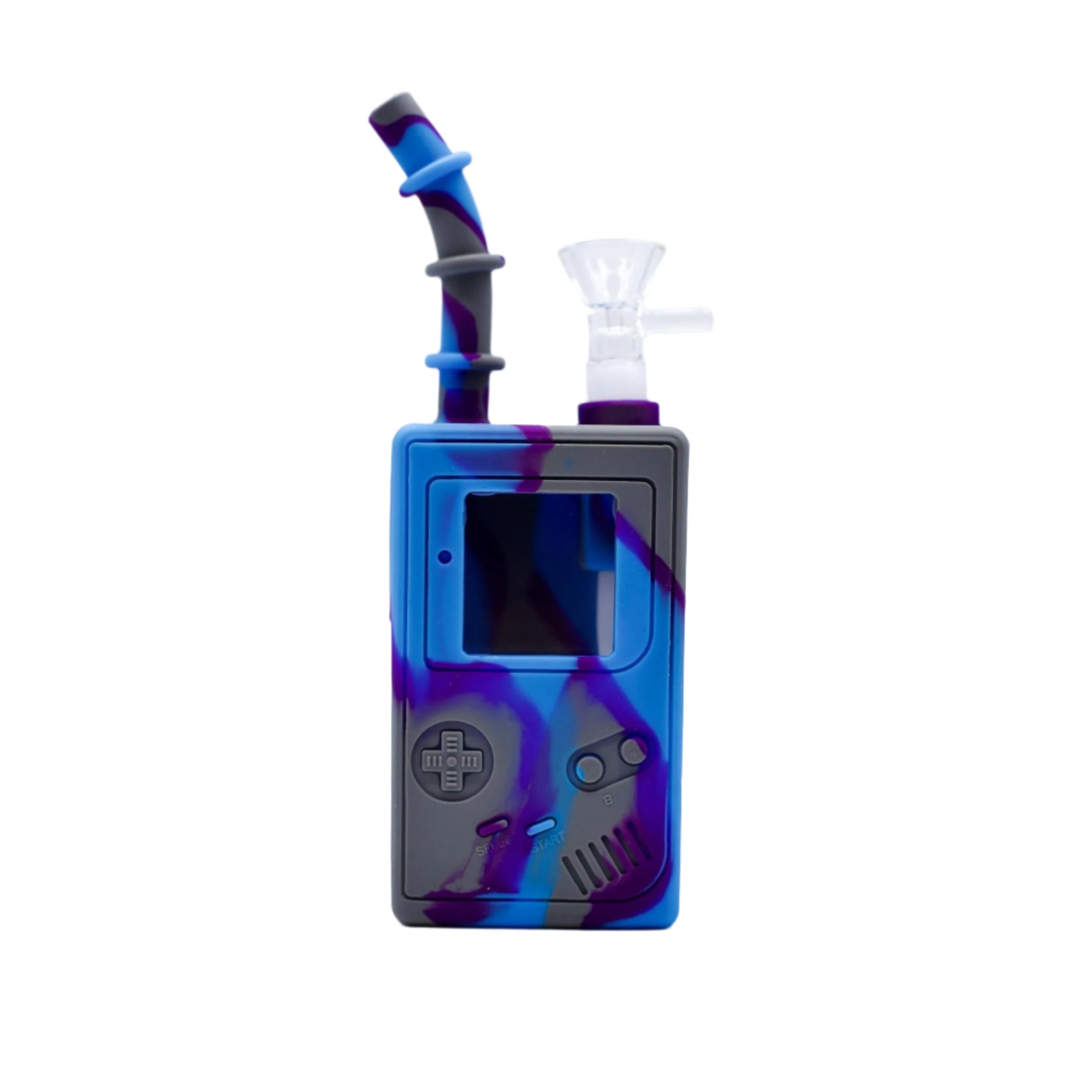 8" Retro Game Juice-Box Silicone Bong