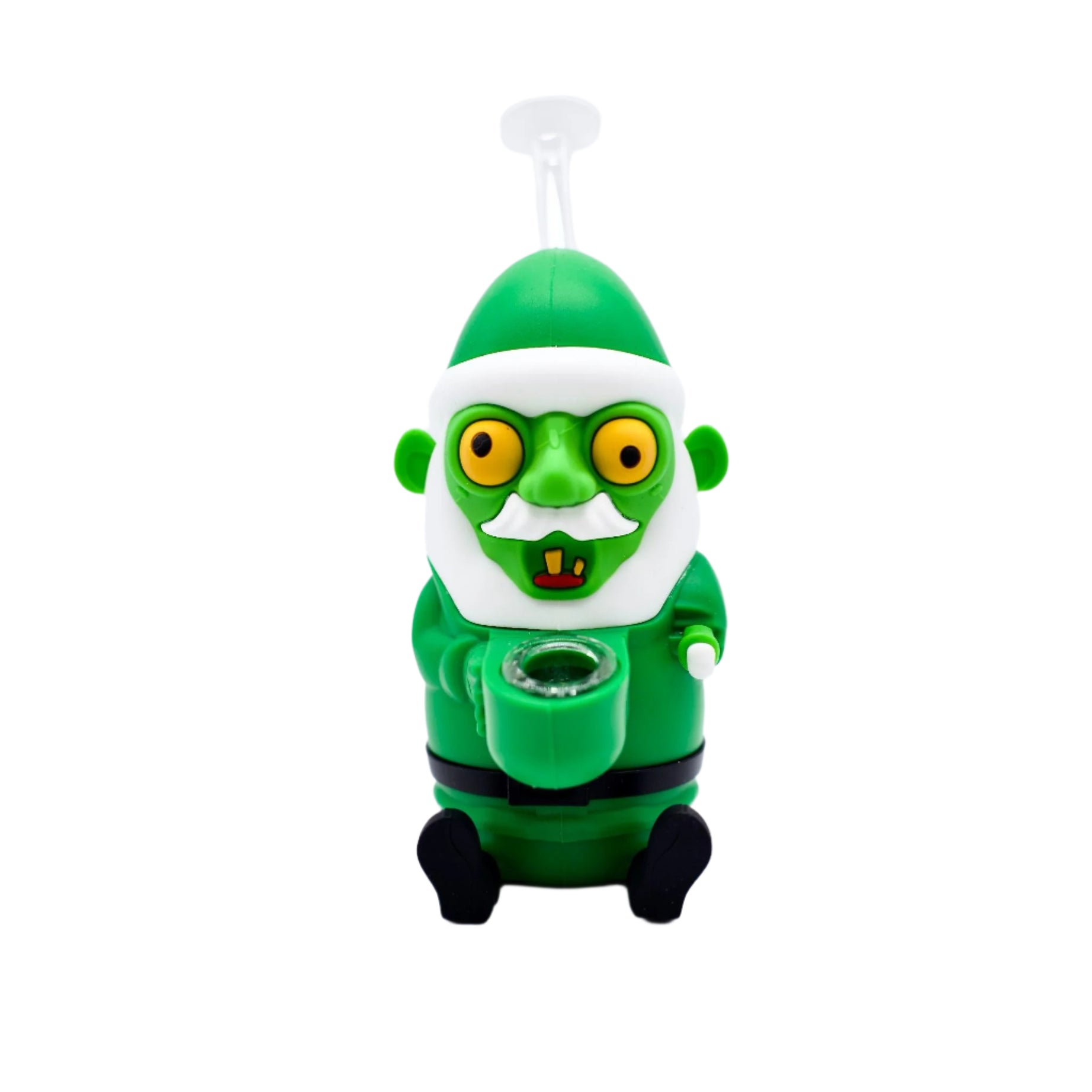 5" Zombie Santa Silicone Bong