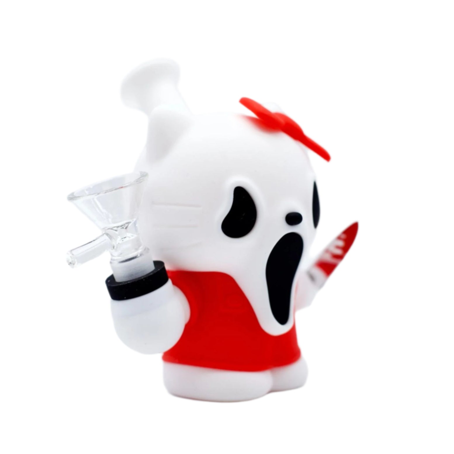5" Screamin' Kitty Silicone Bong