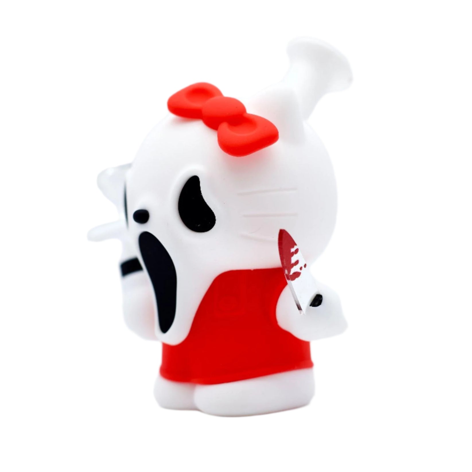 5" Screamin' Kitty Silicone Bong