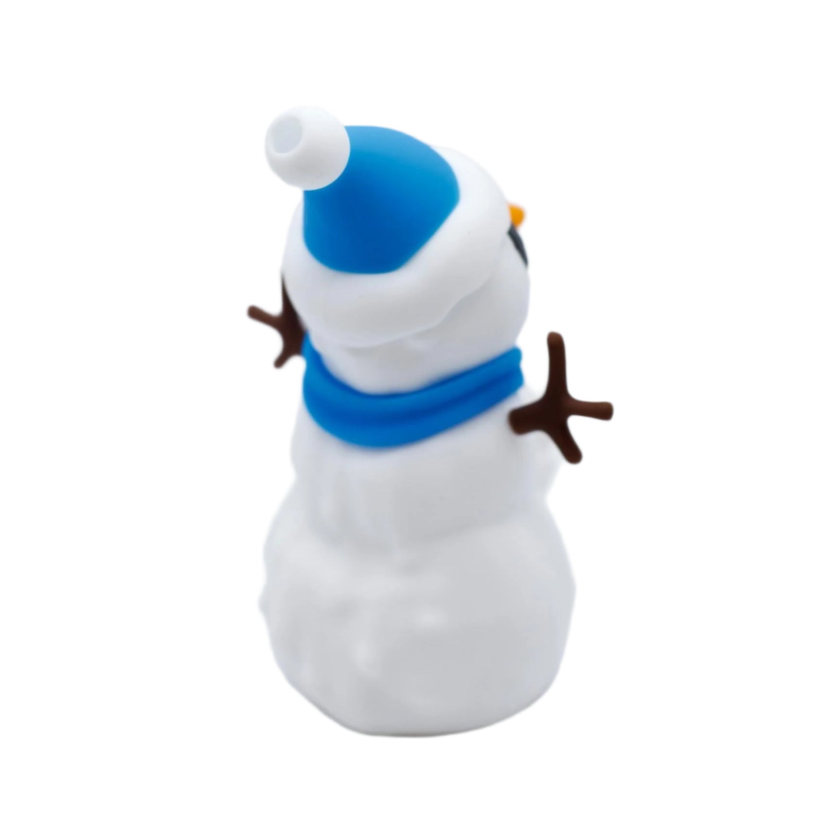 6" Snow-Man Silicone Bong