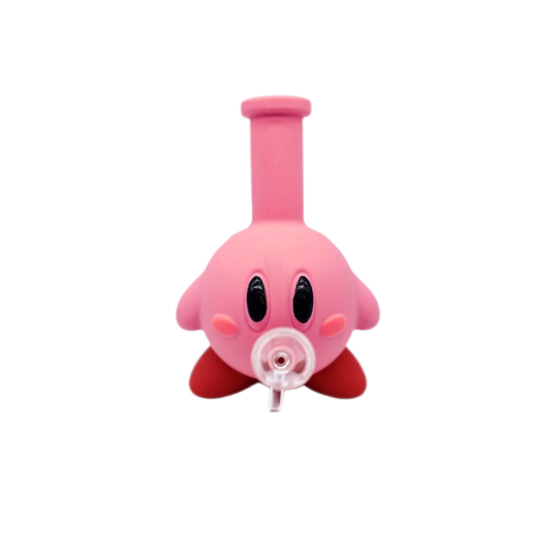6" Kirby Silicone Bong