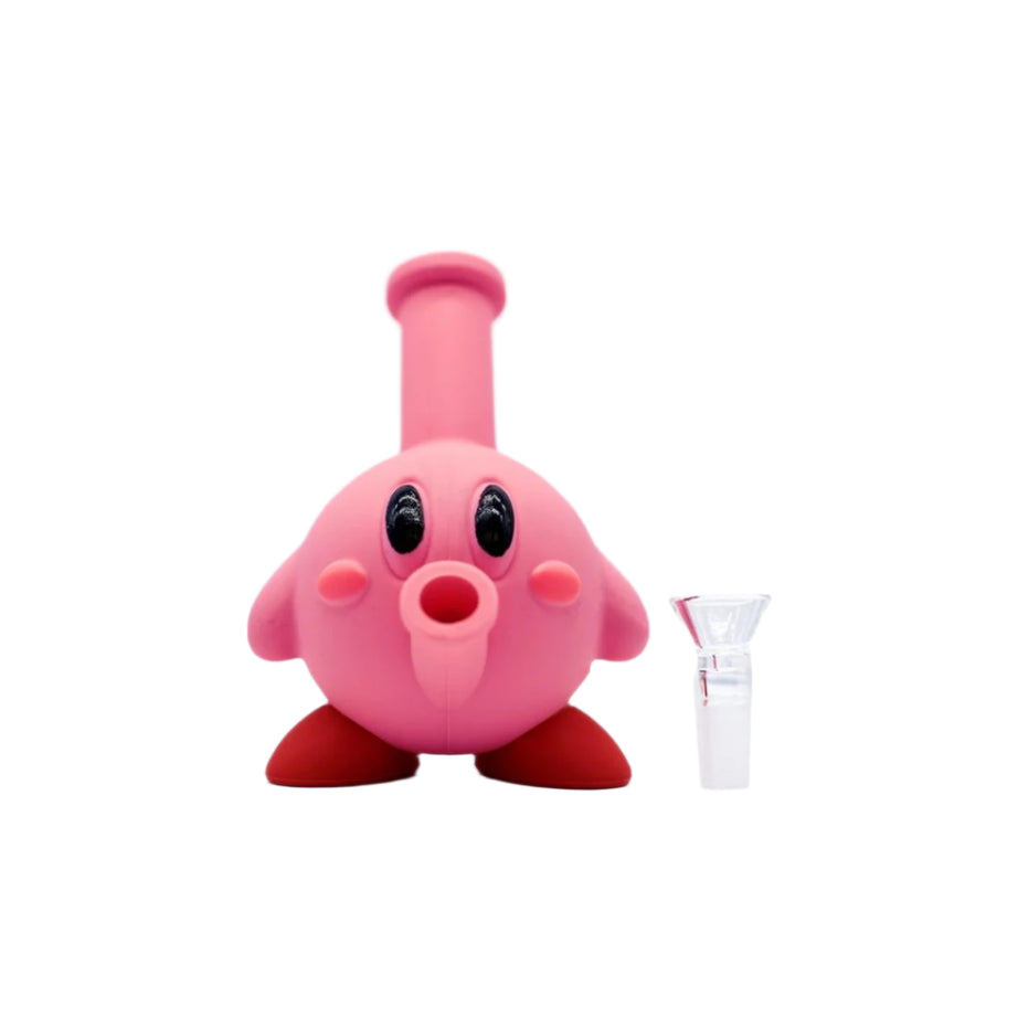 6" Kirby Silicone Bong