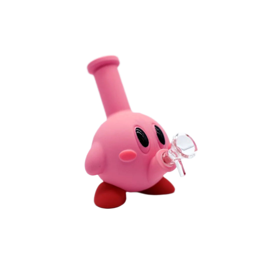 6" Kirby Silicone Bong