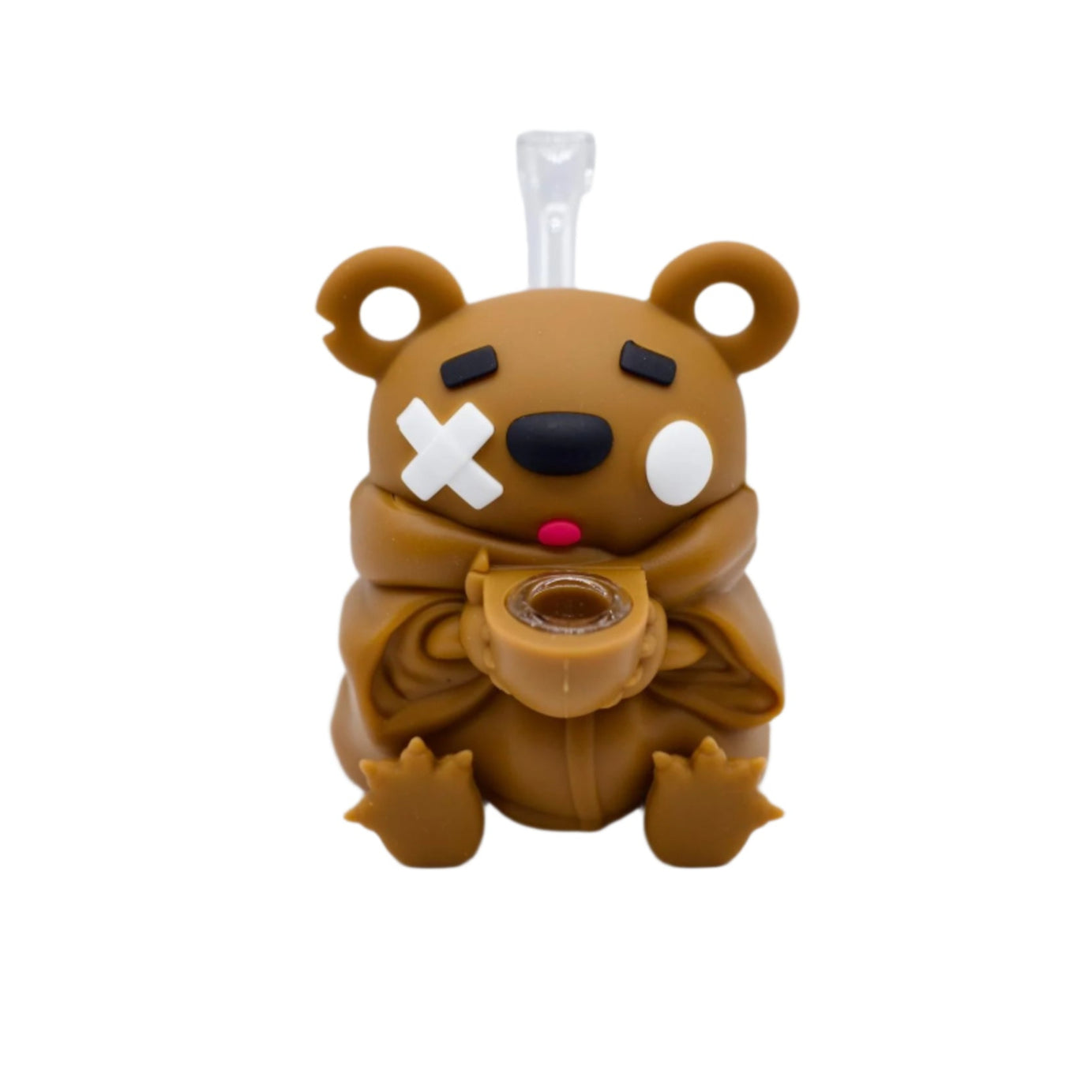 5" Bandit Bear Silicone Bong