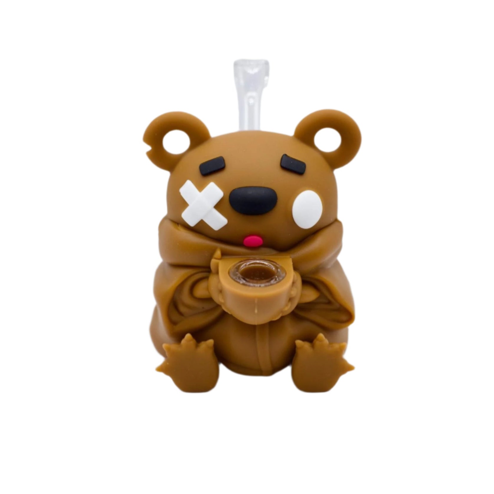 5" Bandit Bear Silicone Bong