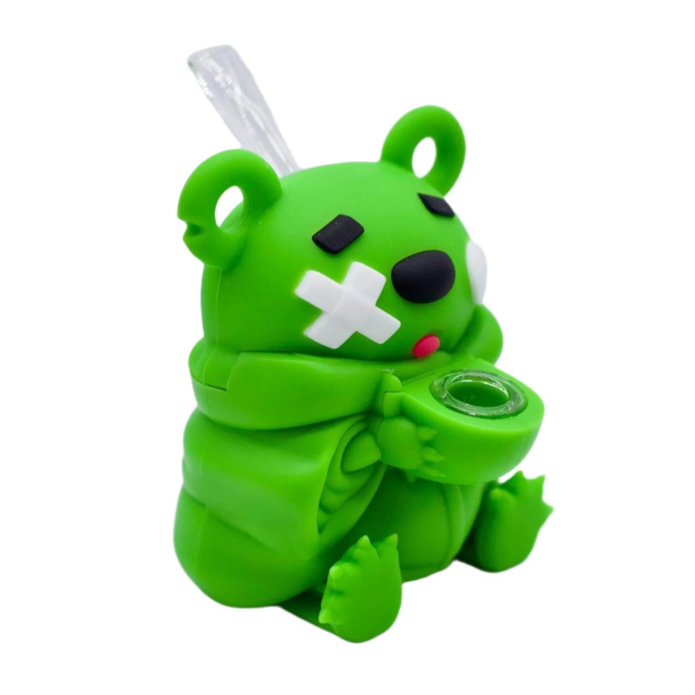 5" Bandit Bear Silicone Bong