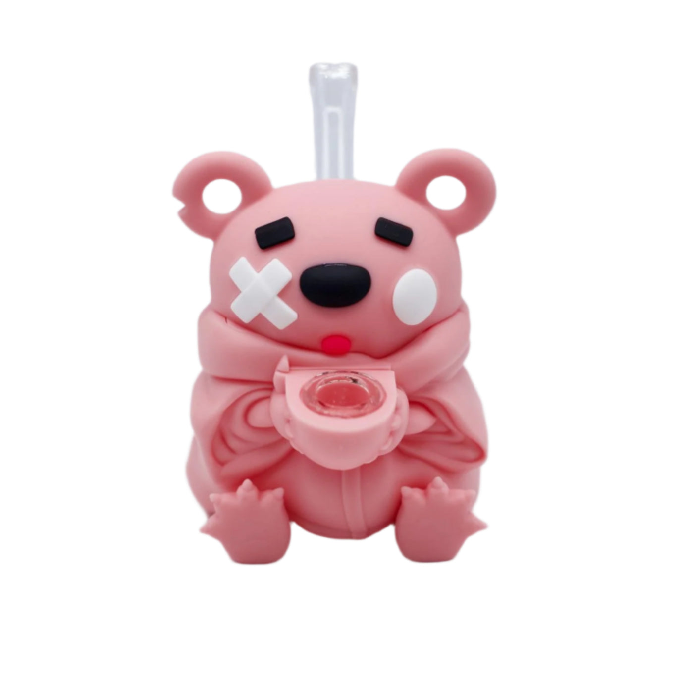 5" Bandit Bear Silicone Bong